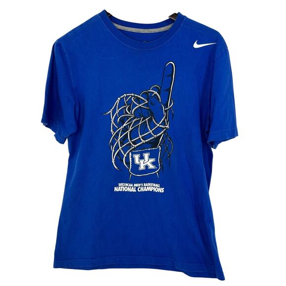 Nike Graphic T-Shirt Medium UK Kentucky 2012 NCAA Basketball Champions Wildcats - Picture 1 of 3